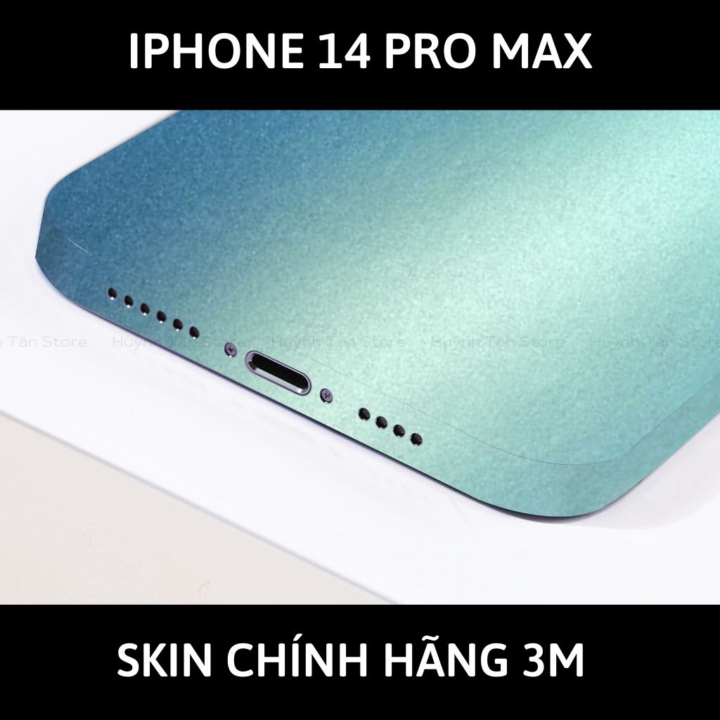 Skin 3m Iphone 14, Iphone 14 Pro, Iphone 14 Pro Max full body và camera nhập khẩu chính hãng USA phụ kiện điện thoại huỳnh tân store - Oracal Blue Yellow - Warp Skin Collection
