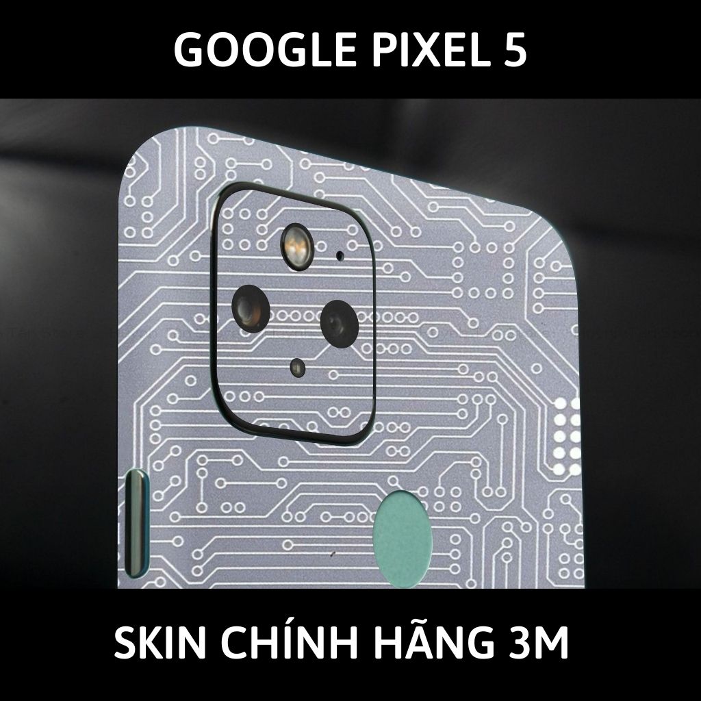 Skin 3m Google Pixel 5, Pixel 5A, Pixel 4A, Pixel 4A 5G full body và camera nhập khẩu chính hãng USA phụ kiện điện thoại huỳnh tân store - Electronic White 2021 - Warp Skin Collection