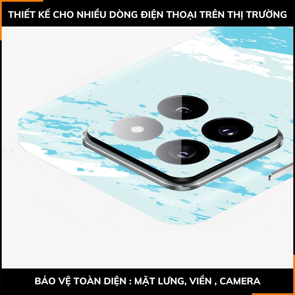 Dán skin điện thoại Xiaomi Mi 14 , Mi 14 Pro full body và camera nhập khẩu chính hãng USA in hình TECHNOLOGIC - SKD T06 phụ kiện điện thoại huỳnh tân store
