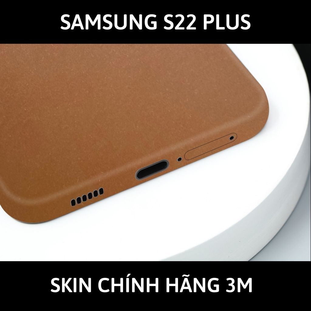 Skin 3m samsung galaxy S22 ultra , S22 plus, S22 full body và camera nhập khẩu chính hãng USA phụ kiện điện thoại huỳnh tân store - Caramel - Warp Skin Collection