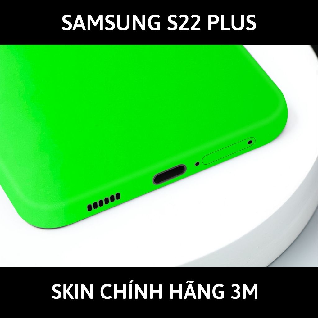 Skin 3m samsung galaxy S22 ultra , S22 plus, S22 full body và camera nhập khẩu chính hãng USA phụ kiện điện thoại huỳnh tân store - Green Neo - Warp Skin Collection