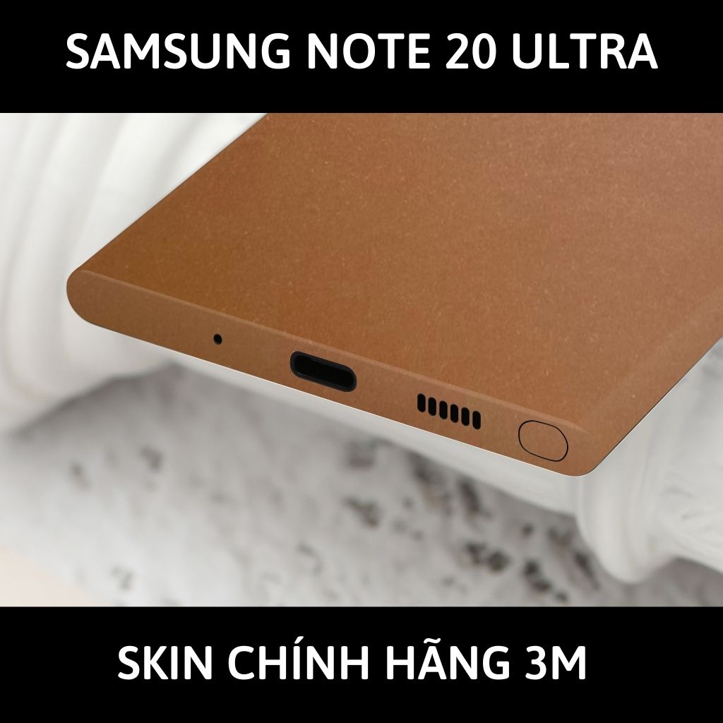 Skin 3m samsung galaxy note 20, note 20 ultra full body và camera nhập khẩu chính hãng USA phụ kiện điện thoại huỳnh tân store - Caramel - Warp Skin Collection