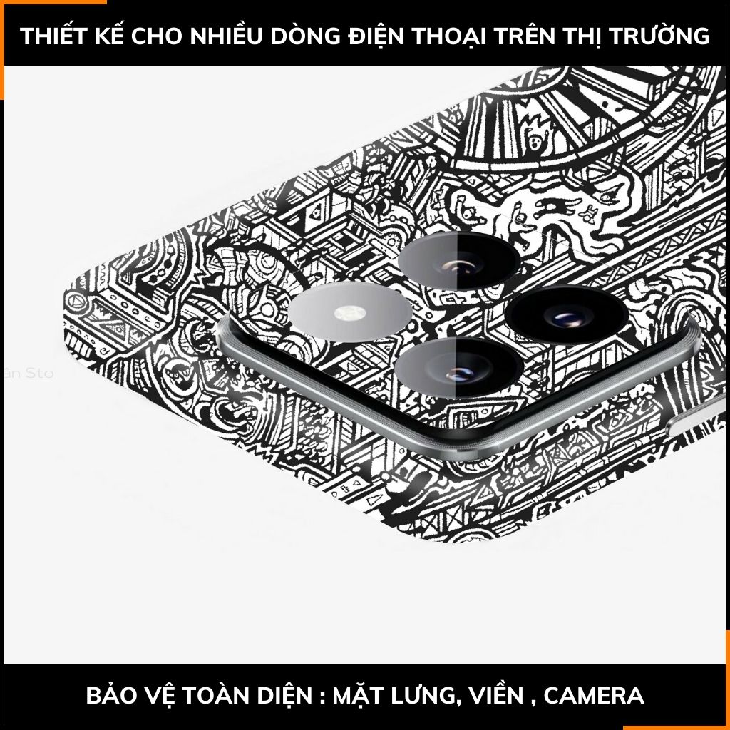 Dán skin điện thoại Xiaomi Mi 14 , Mi 14 Pro full body và camera nhập khẩu chính hãng USA in hình ROBOT CITY - SKD U03 phụ kiện điện thoại huỳnh tân store