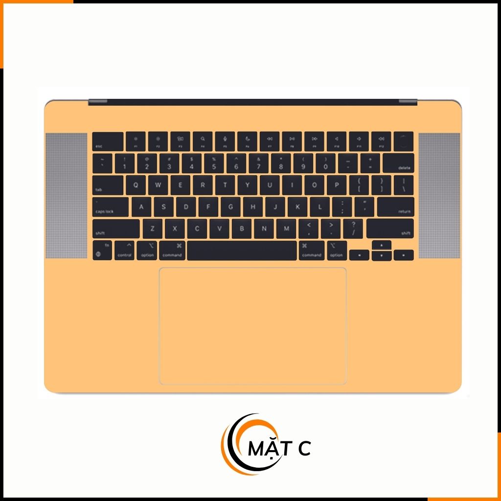 Dán skin macbook pro, macbook air chính hãng 3M nhập khẩu USA - SKIN 3M - MACBOOK - PASTEL YELLOW - SK A01 03 phụ kiện điện thoại huỳnh tân store