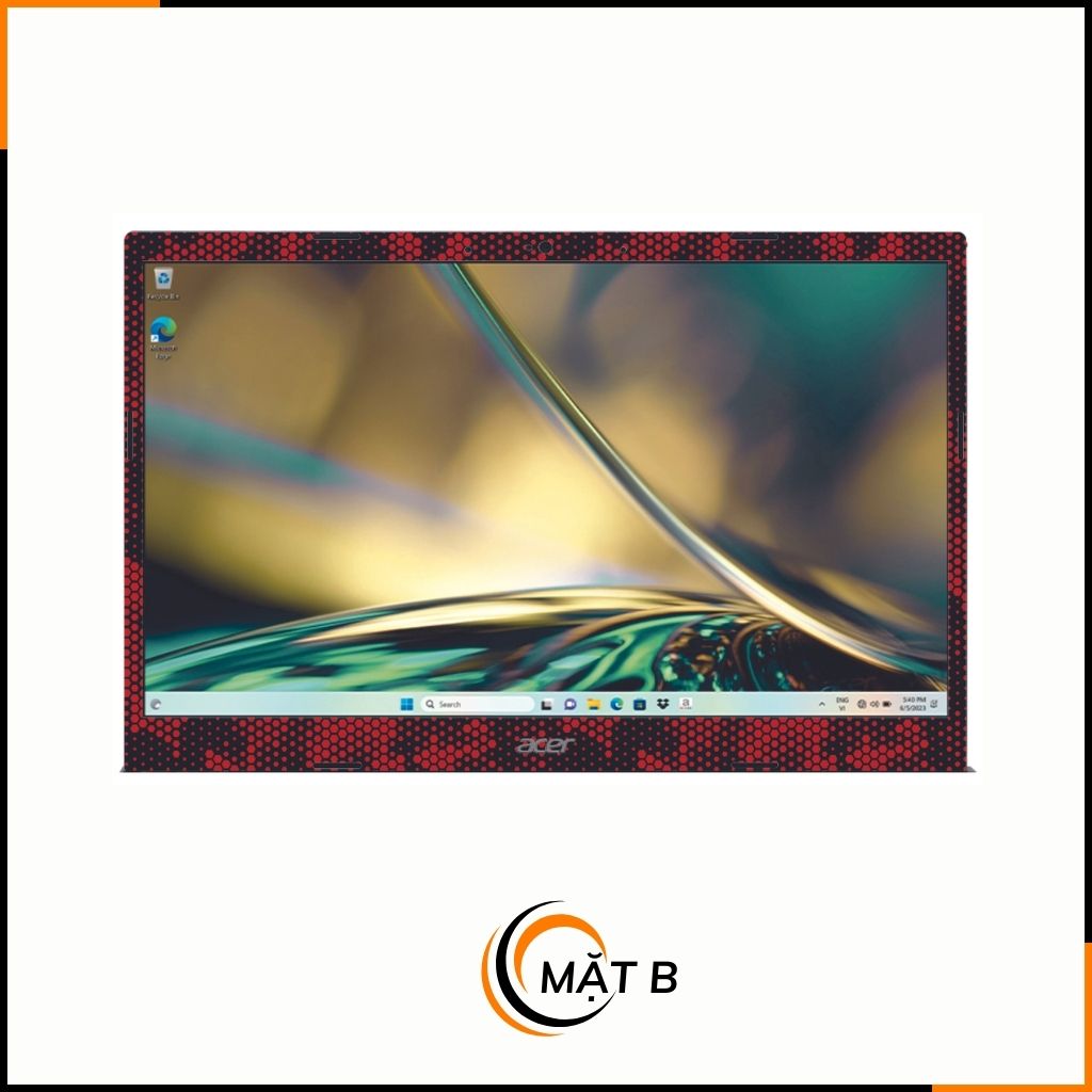 Dán skin laptop asus, dell , acer, hp, msi chính hãng ORAFOL nhập khẩu ĐỨC - SKIN 3M - LAPTOP - MAMBA RED  - SK B03 02 phụ kiện điện thoại huỳnh tân store