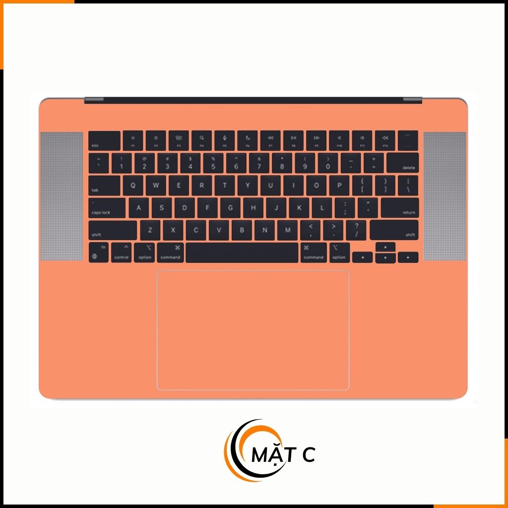 Dán skin macbook pro, macbook air chính hãng 3M nhập khẩu USA - SKIN 3M - MACBOOK - PASTEL ORANGE  - SK A01 07 phụ kiện điện thoại huỳnh tân store