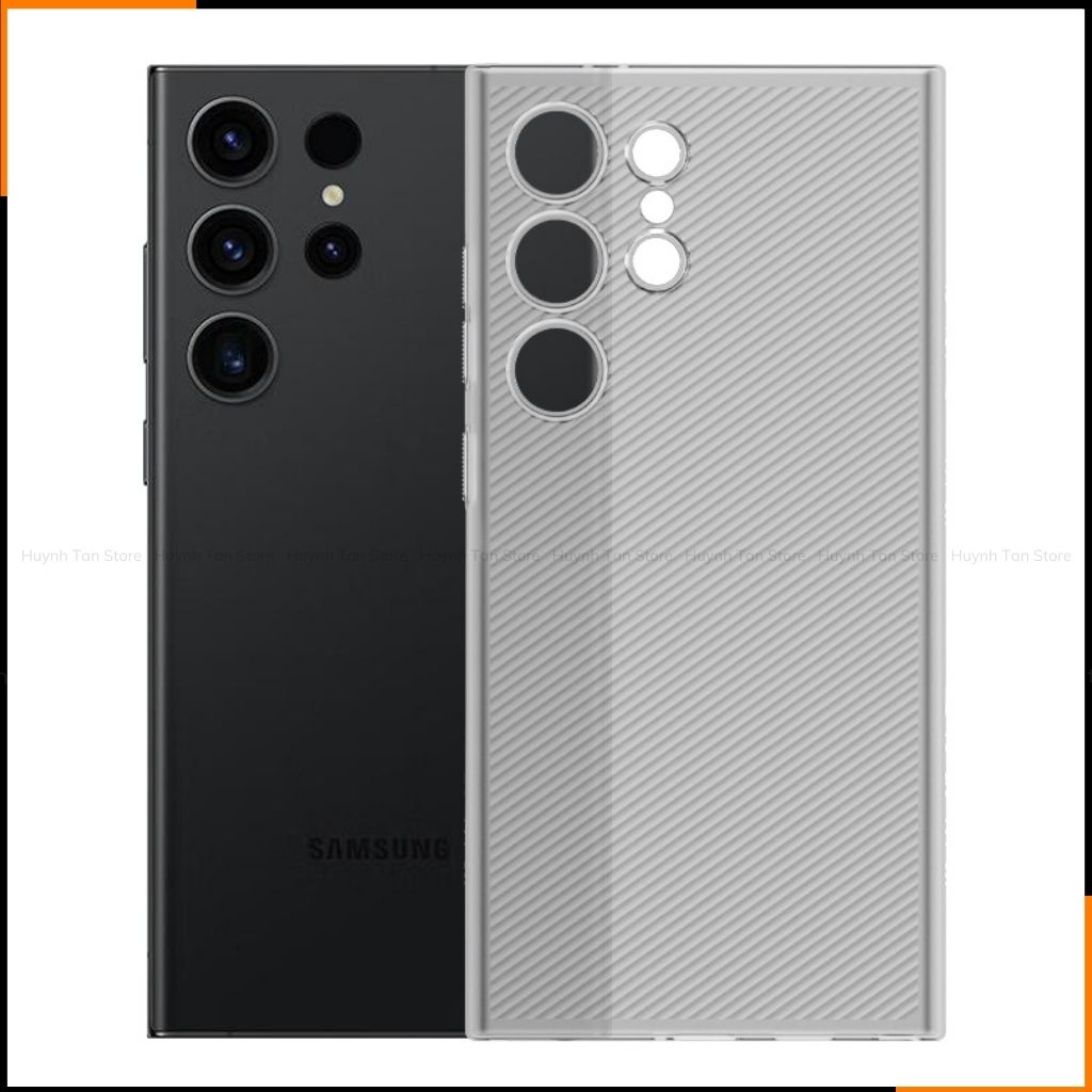 Ốp lưng Samsung S24, S24 plus, S24 ultra, s23 ultra TPU vân sóng chéo siêu mỏng ôm sát thân máy bảo vệ camera MATTE HUTA