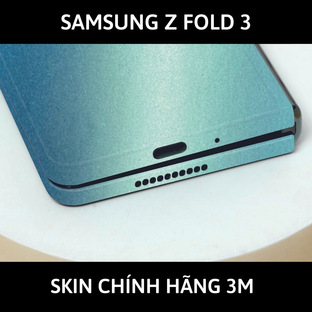 Skin 3m samsung galaxy Z Fold 4, Z Fold 3, Z Fold 2 full body và camera nhập khẩu chính hãng USA phụ kiện điện thoại huỳnh tân store - Oracal Yellow Blue - Warp Skin Collection