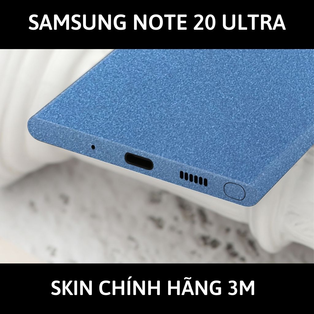 Skin 3m samsung galaxy note 20, note 20 ultra full body và camera nhập khẩu chính hãng USA phụ kiện điện thoại huỳnh tân store - Oracal Dove Blue Metalic - Warp Skin Collection