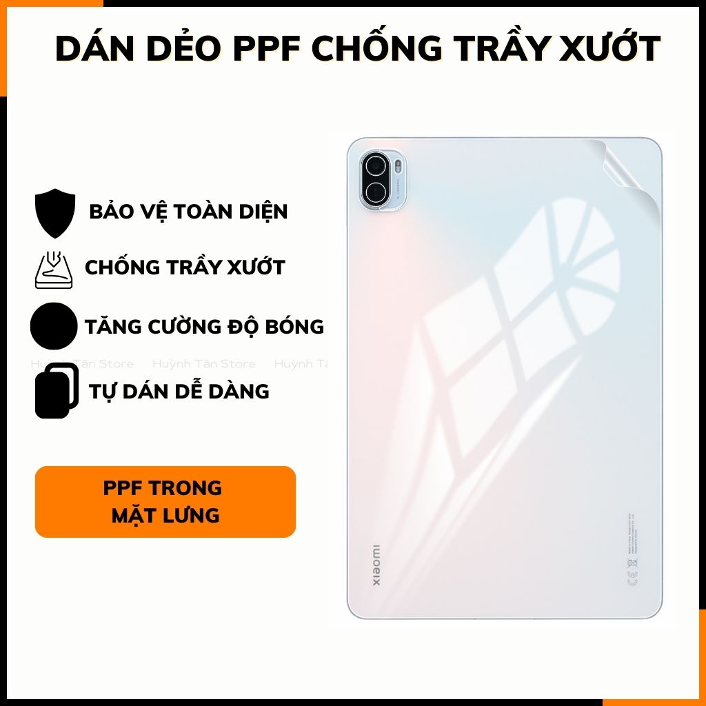 Dán dẻo PPF máy tính bảng xiaomi, huawei, oppo, lenovo, google, microsoft, vivo  full body và camera trong suốt hoặc nhám chống trầy xướt, bảo vệ phụ kiện điện thoại huỳnh tân store