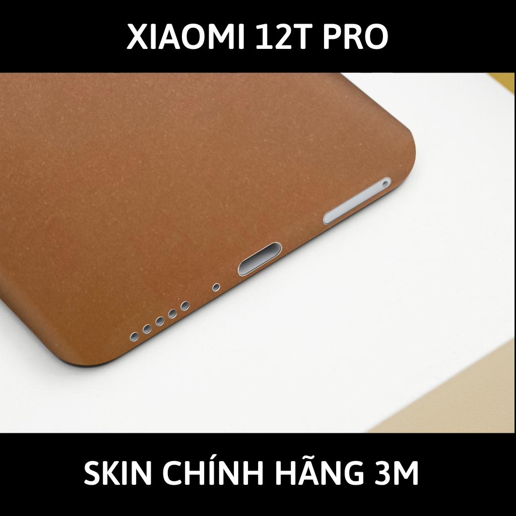 Skin 3m Mi 12T, Mi 12T Pro, K50 Ultra full body và camera nhập khẩu chính hãng USA phụ kiện điện thoại huỳnh tân store - Caramel - Warp Skin Collection