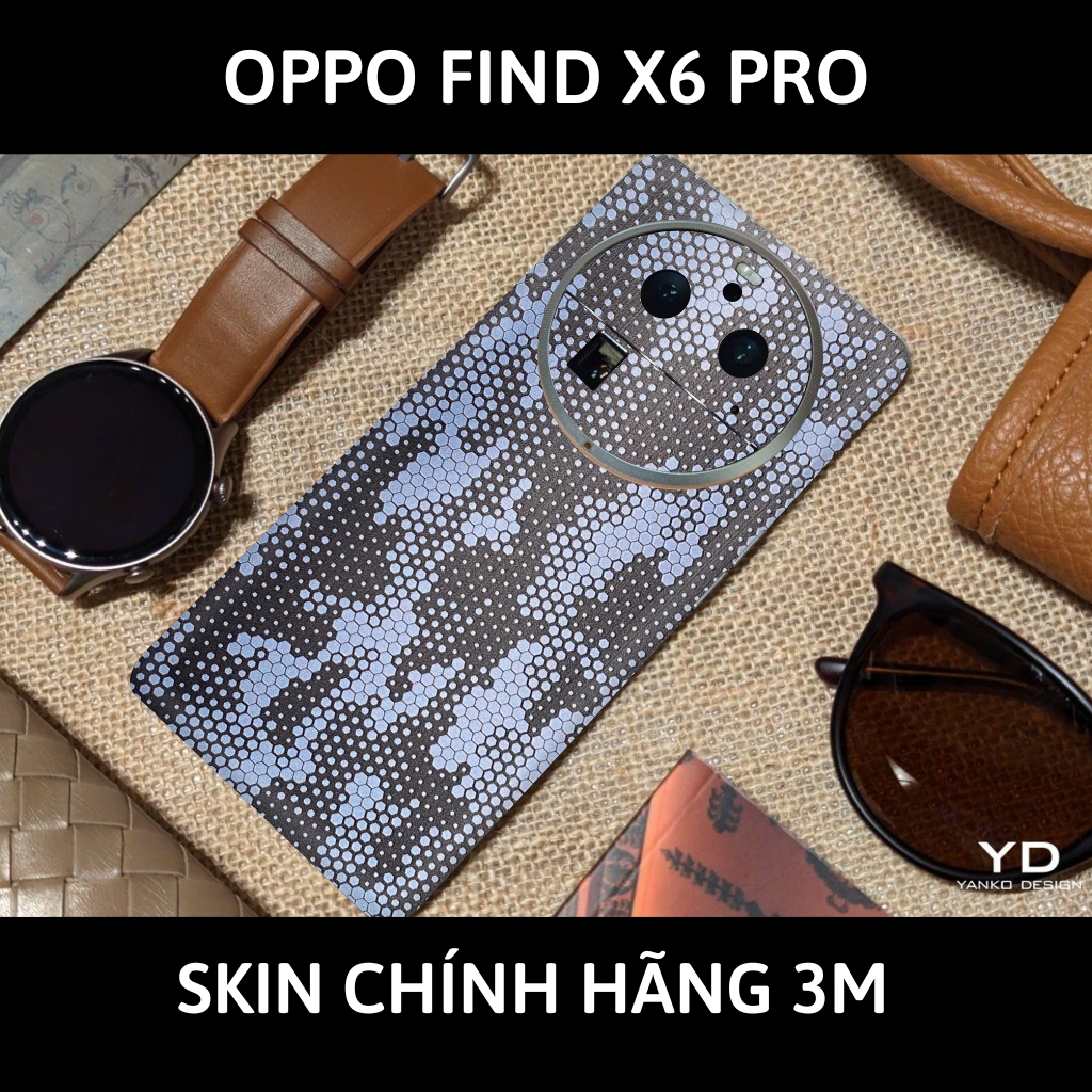 Dán skin điện thoại Oppo Find X6 Pro full body và camera nhập khẩu chính hãng USA phụ kiện điện thoại huỳnh tân store - Mamba Light Blue - Warp Skin Collection