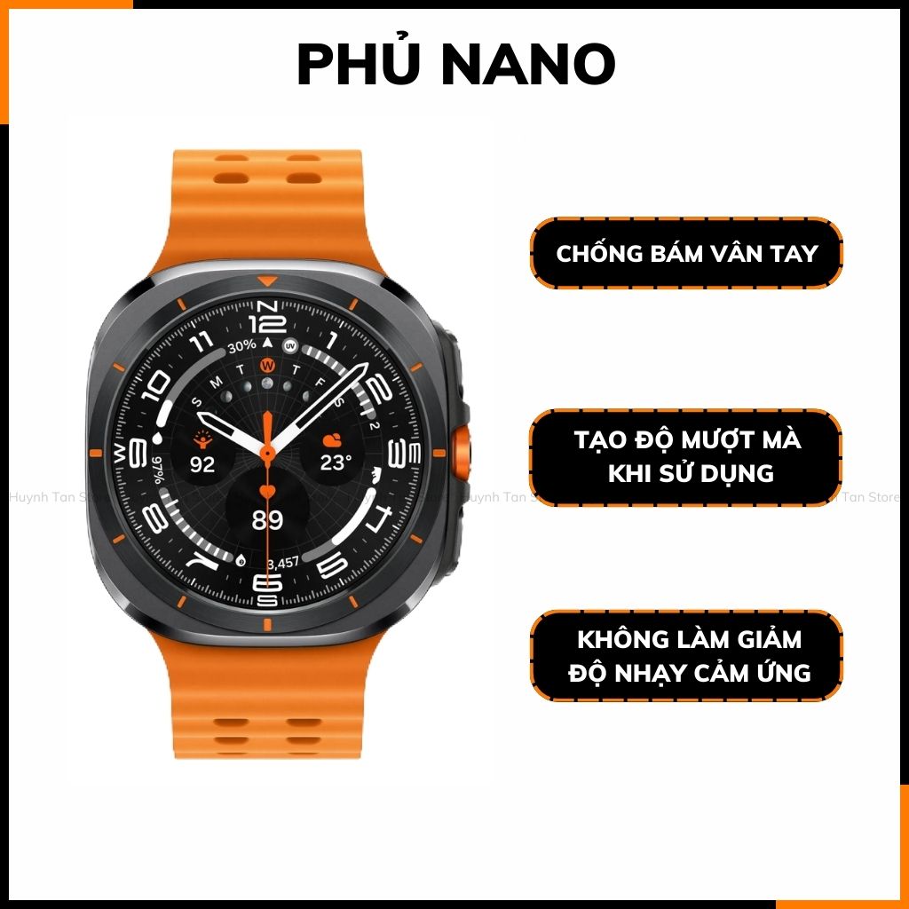 Cường lực Samsung Watch Ultra trong suốt chính hãng GOR phụ kiện điện thoại huỳnh tân store