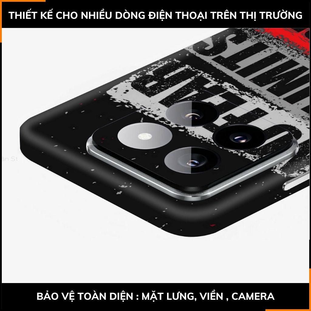 Dán skin điện thoại Xiaomi Mi 14 , Mi 14 Pro full body và camera nhập khẩu chính hãng USA in hình THÀNH NGỮ - SKD K06 phụ kiện điện thoại huỳnh tân store
