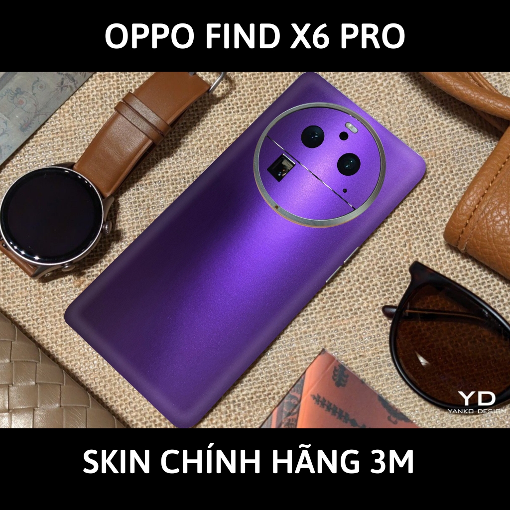 Dán skin điện thoại Oppo Find X6 Pro full body và camera nhập khẩu chính hãng USA phụ kiện điện thoại huỳnh tân store - Oracle Deep Purple - Warp Skin Collection