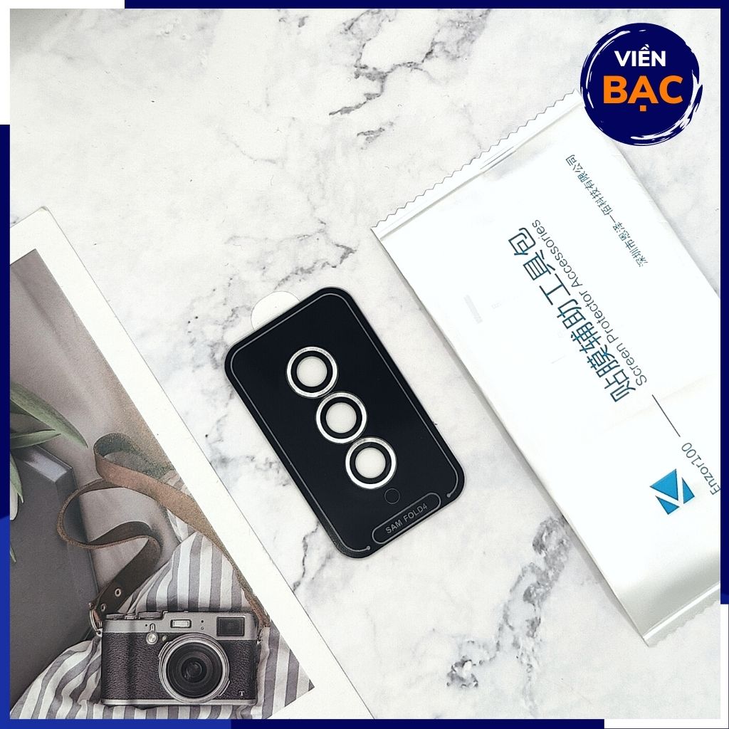 Cường lực camera z fold 4 chính hãng KUZOOM viền nhiều màu chất lượng rõ nét bảo vệ toàn diện cụm camera phụ kiện huỳnh tân store