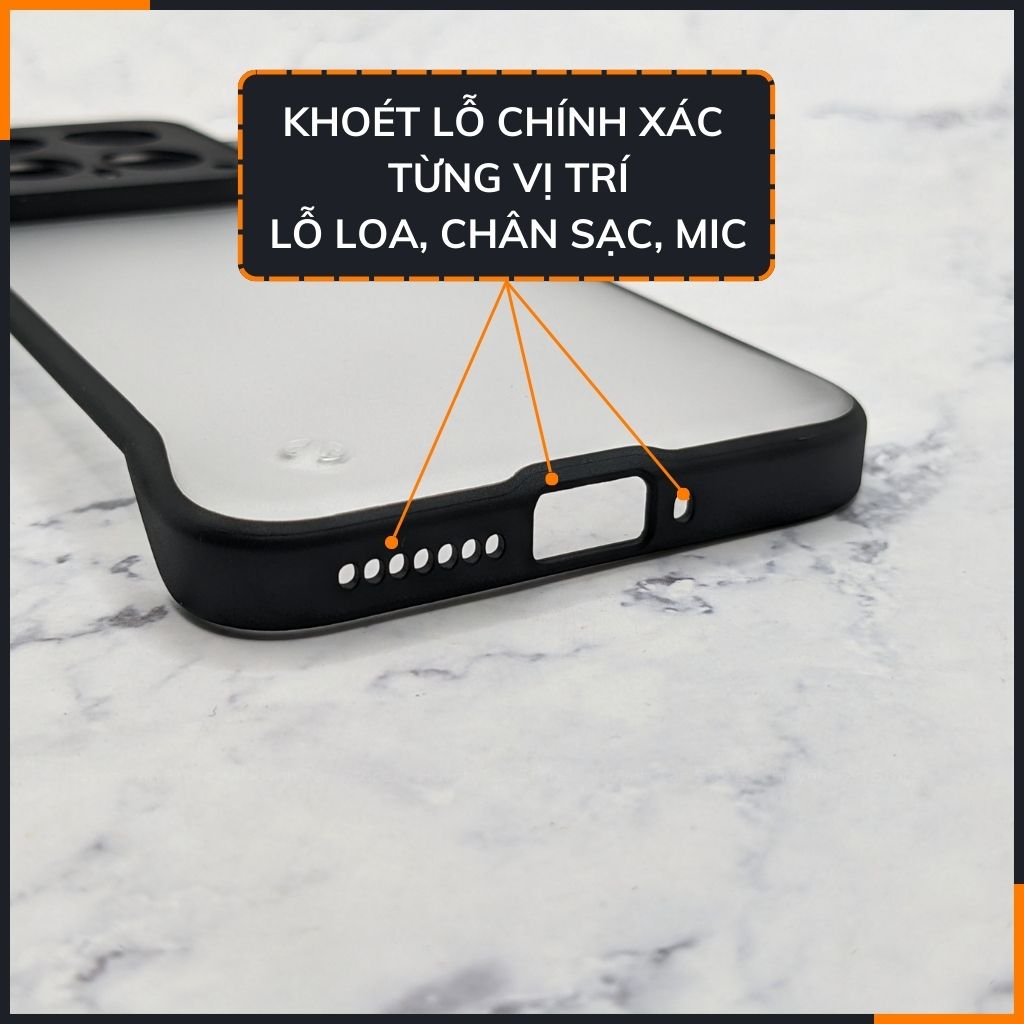 Ốp lưng xiaomi mi 14 nửa cạnh lưng nhám chống bám vân tay bảo vệ camera phụ kiện điện thoại huỳnh tân store
