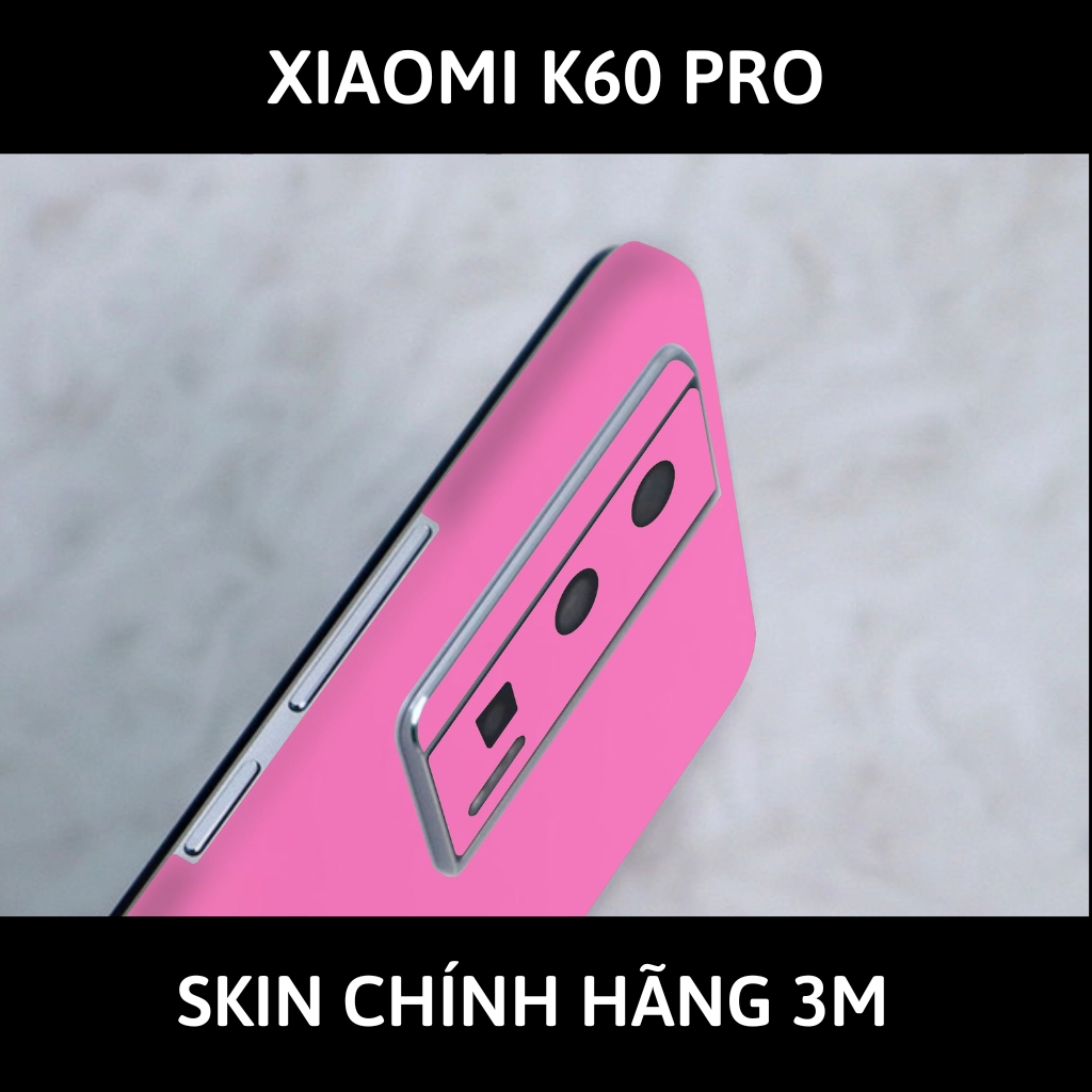 Skin 3m K60, K60 Pro full body và camera nhập khẩu chính hãng USA phụ kiện điện thoại huỳnh tân store - Oracal Hot Pink - Warp Skin Collection