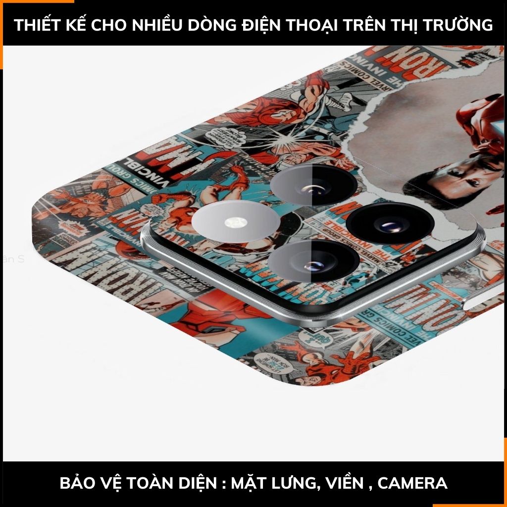 Dán skin điện thoại Xiaomi Mi 14 , Mi 14 Pro full body và camera nhập khẩu chính hãng USA in hình IRON MAN - SKD I03 phụ kiện điện thoại huỳnh tân store