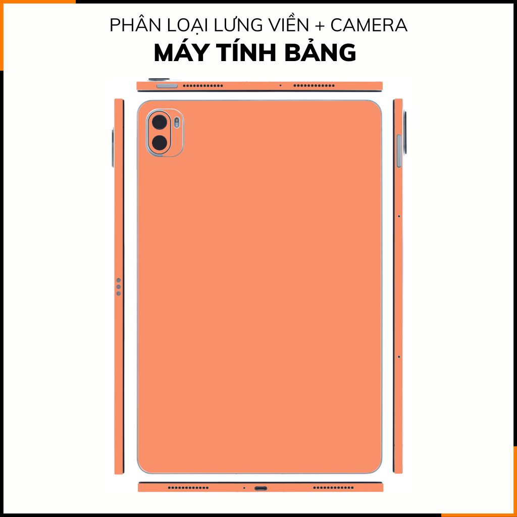 Dán skin máy tính bảng xiaomi, huawei, oppo, lenovo, google, microsoft, vivo  full body và camera chính hãng ORAFOL nhập khẩu từ ĐỨC MÁY TÍNH BẢNG  - PASTEL ORANGE -  SK A02 07 phụ kiện điện thoại huỳnh tân store