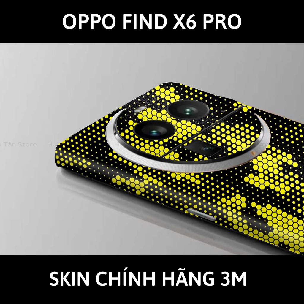 Dán skin điện thoại Oppo Find X6 Pro full body và camera nhập khẩu chính hãng USA phụ kiện điện thoại huỳnh tân store - Mamba Yellow - Warp Skin Collection