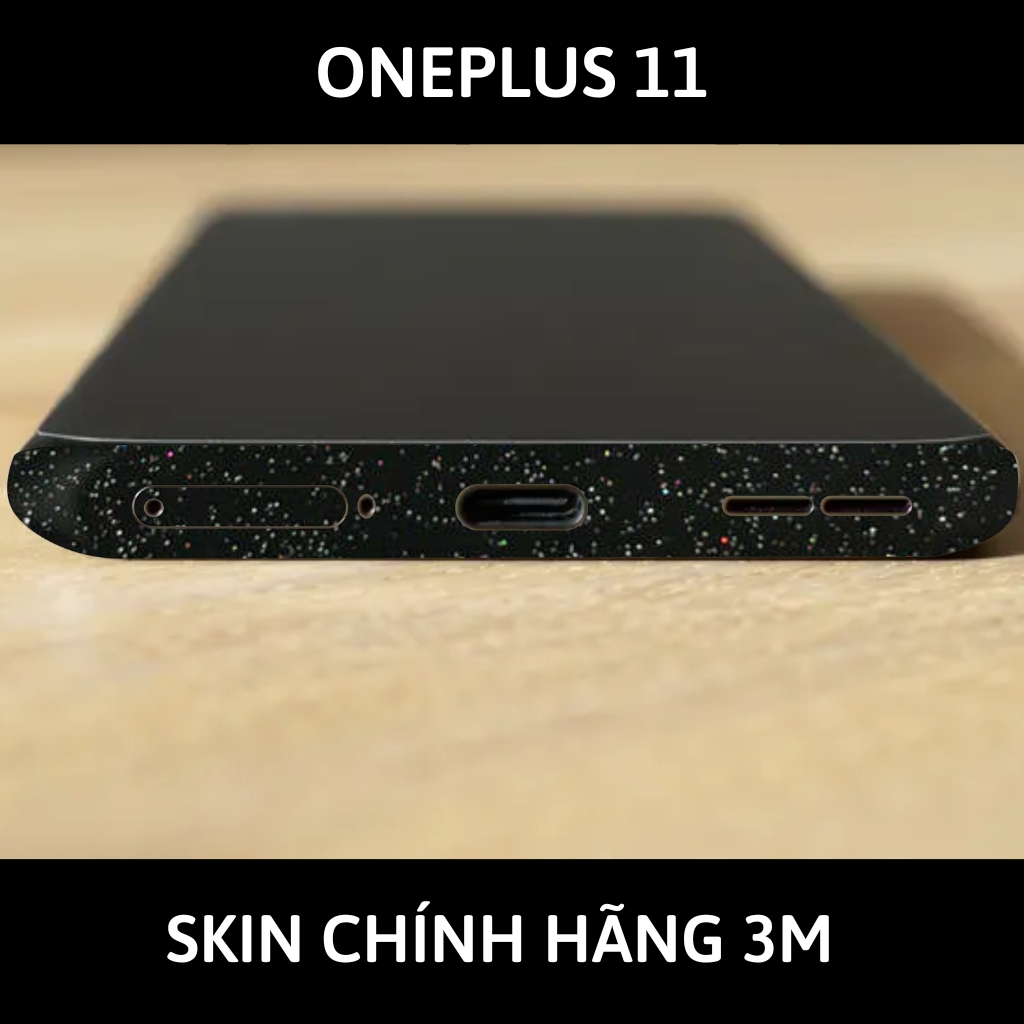 Skin 3m Oneplus 11 full body và camera nhập khẩu chính hãng USA phụ kiện điện thoại huỳnh tân store - Galaxy Black - Warp Skin Collection
