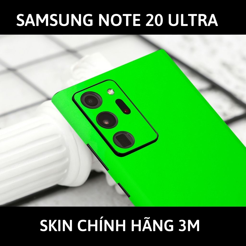 Skin 3m samsung galaxy note 20, note 20 ultra full body và camera nhập khẩu chính hãng USA phụ kiện điện thoại huỳnh tân store - Green Neo - Warp Skin Collection