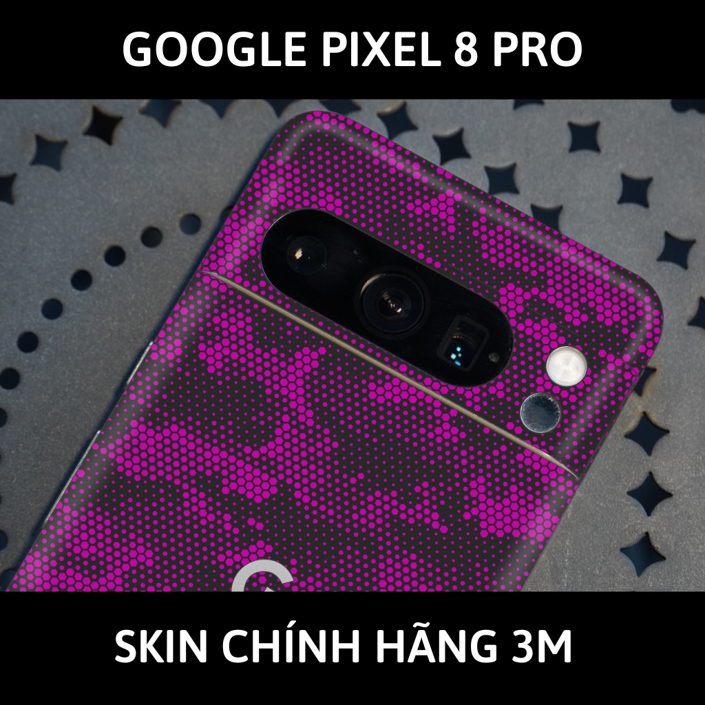 Dán skin điện thoại Pixel 8, Pixel 8 Pro full body và camera nhập khẩu chính hãng USA phụ kiện điện thoại huỳnh tân store - Mamba Purple - Warp Skin Collection