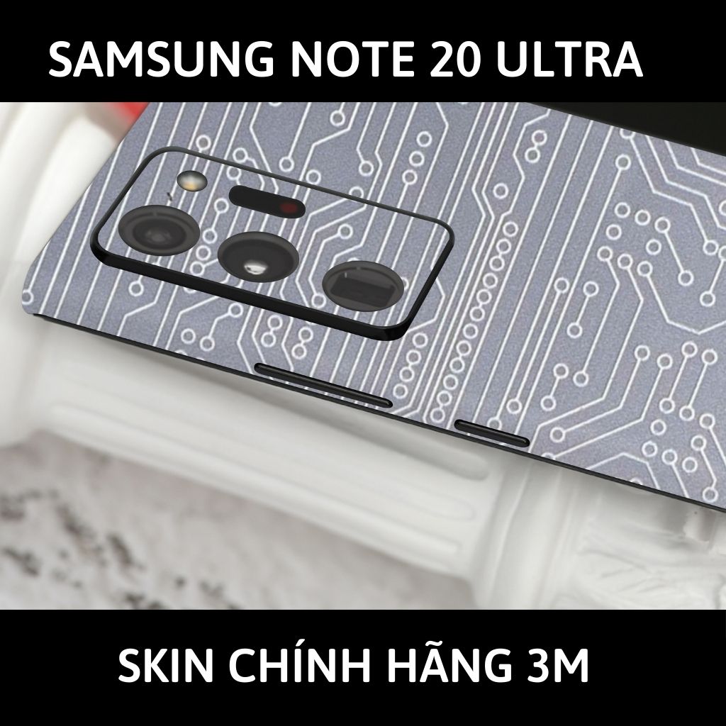 Skin 3m samsung galaxy note 20, note 20 ultra full body và camera nhập khẩu chính hãng USA phụ kiện điện thoại huỳnh tân store - Electronic White 2021 - Warp Skin Collection