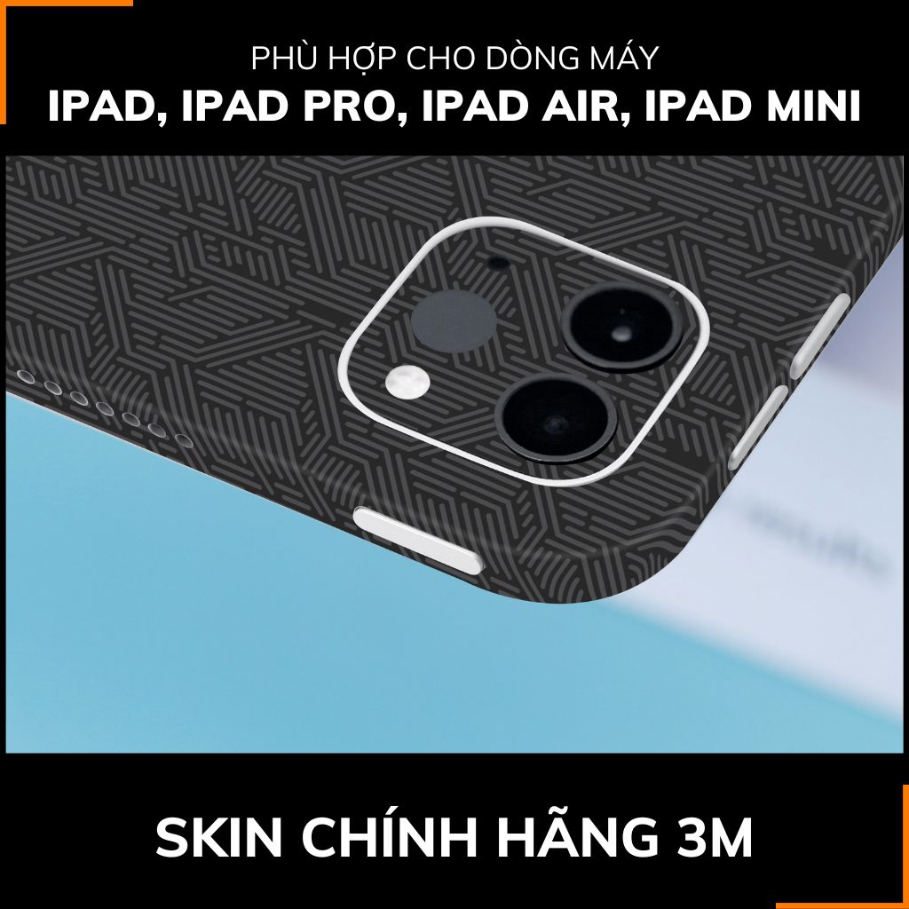 Dán skin ipad , ipad pro, ipad air , ipad mini full body và camera chính hãng 3M - PATTEN TEXTURE 02 - SK-B05-02 phụ kiện điện thoại huỳnh tân store