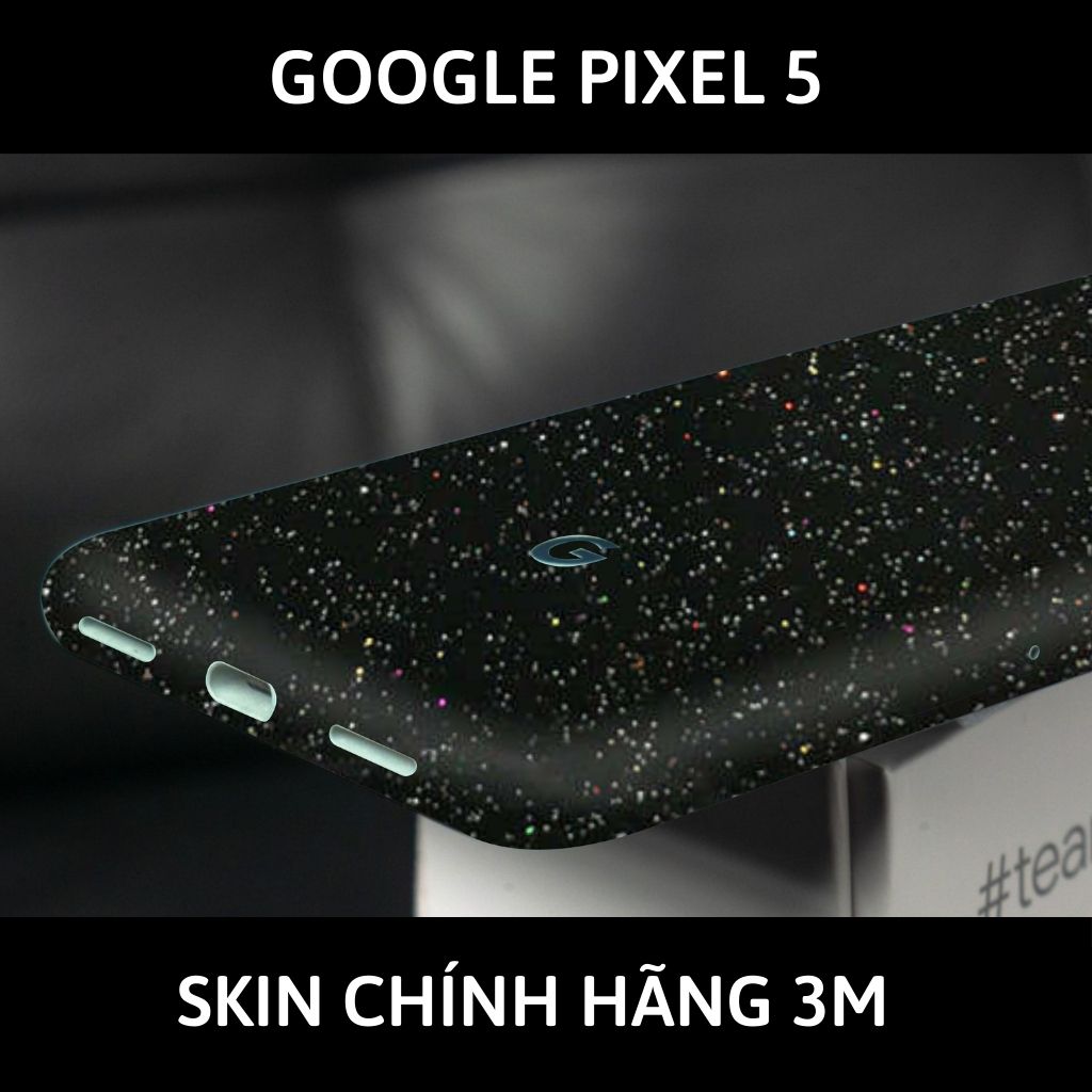 Skin 3m Google Pixel 5, Pixel 5A, Pixel 4A, Pixel 4A 5G full body và camera nhập khẩu chính hãng USA phụ kiện điện thoại huỳnh tân store - Galaxy Black - Warp Skin Collection