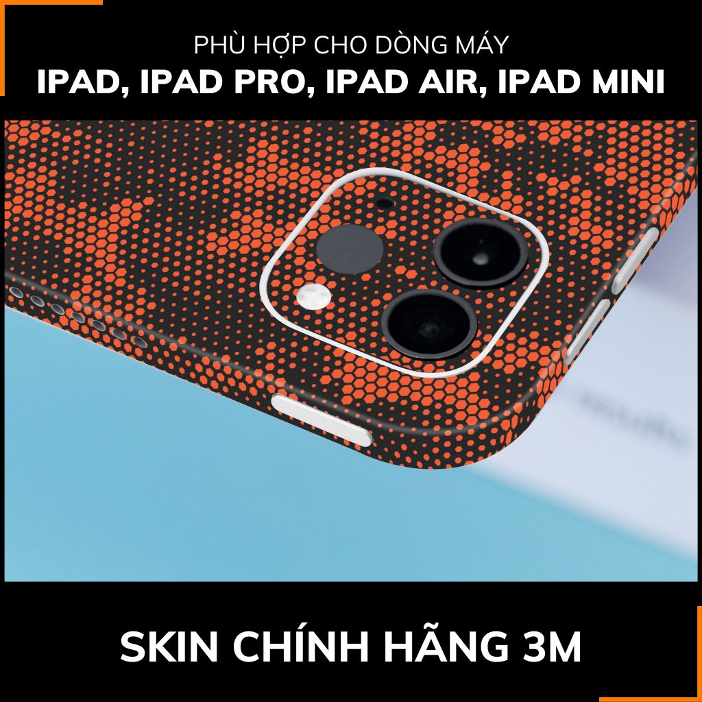 Dán skin ipad , ipad pro, ipad air , ipad mini full body và camera chính hãng 3M - MAMBA ORANGE -  SK B03 07 phụ kiện điện thoại huỳnh tân store