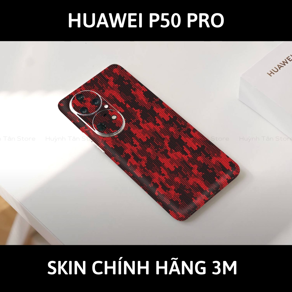 Dán skin điện thoại Huawei P50 Pro full body và camera nhập khẩu chính hãng USA phụ kiện điện thoại huỳnh tân store - Mamba Red - Warp Skin Collection