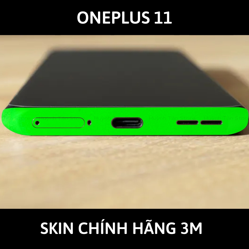 Skin 3m Oneplus 11 full body và camera nhập khẩu chính hãng USA phụ kiện điện thoại huỳnh tân store - Green Neo - Warp Skin Collection