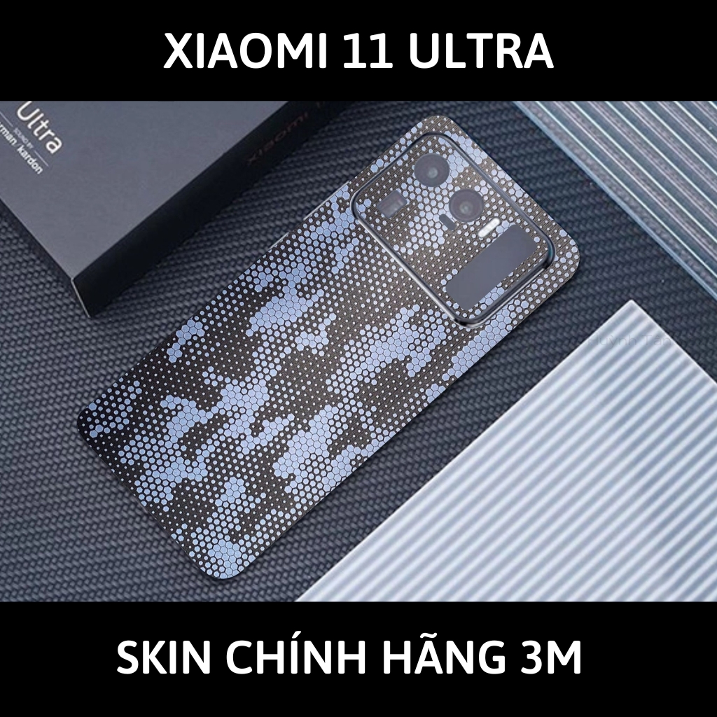Skin 3m Mi 11 Ultra full body và camera nhập khẩu chính hãng USA phụ kiện điện thoại huỳnh tân store - Mamba Light Blue - Warp Skin Collection