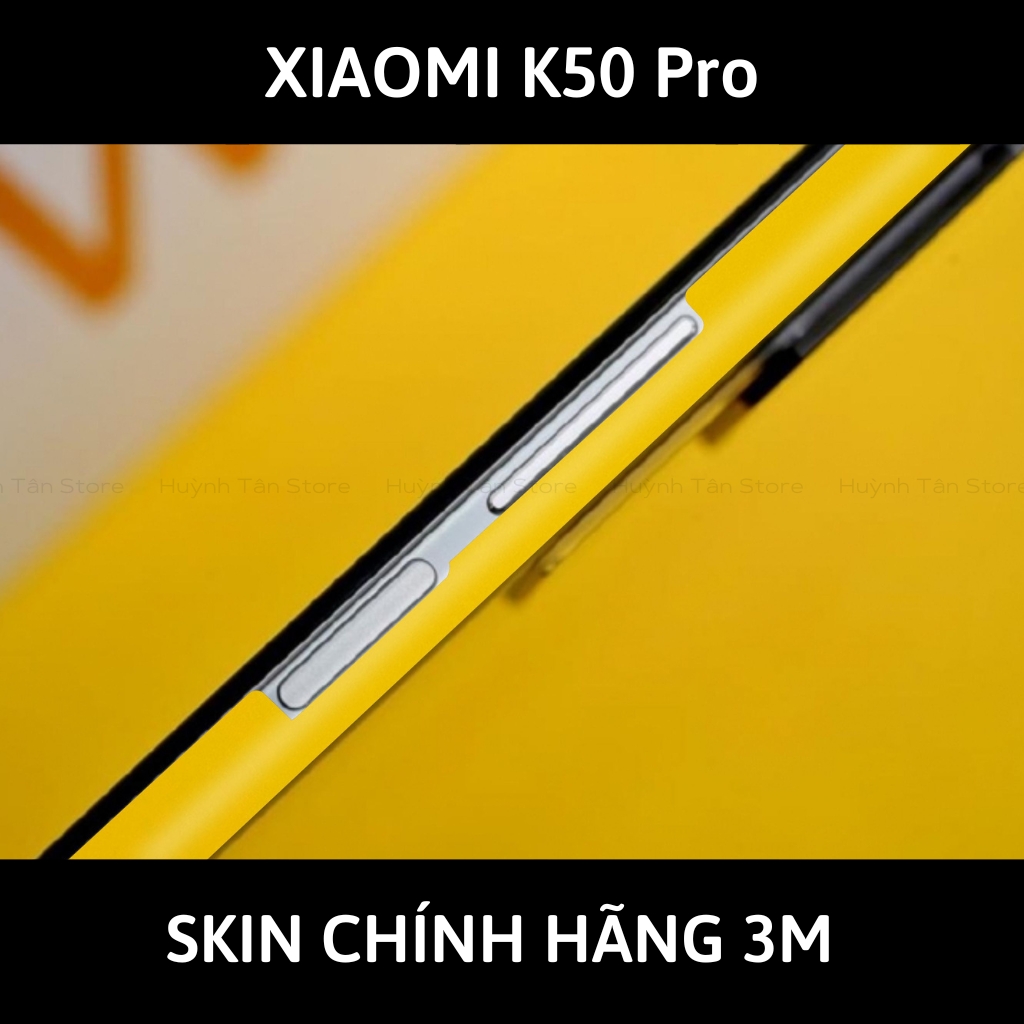 Dán skin điện thoại K50 Pro full body và camera nhập khẩu chính hãng USA phụ kiện điện thoại huỳnh tân store - Yellow Gloss - Warp Skin Collection
