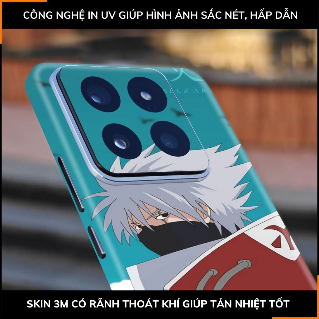 Dán skin điện thoại Xiaomi Mi 14 , Mi 14 Pro full body và camera nhập khẩu chính hãng USA in hình NARUTO - SKD N06 phụ kiện điện thoại huỳnh tân store
