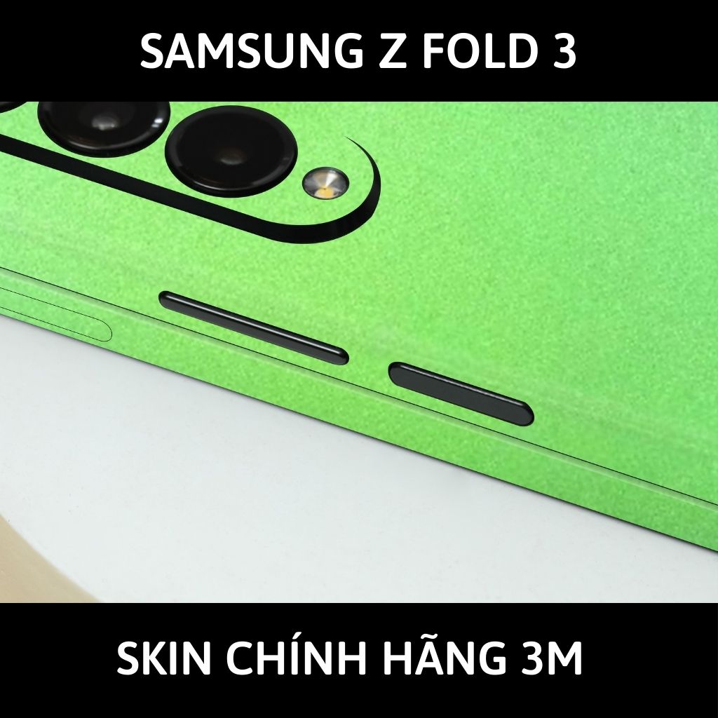 Skin 3m samsung galaxy Z Fold 4, Z Fold 3, Z Fold 2 full body và camera nhập khẩu chính hãng USA phụ kiện điện thoại huỳnh tân store - Oracal Green Brown - Warp Skin Collection