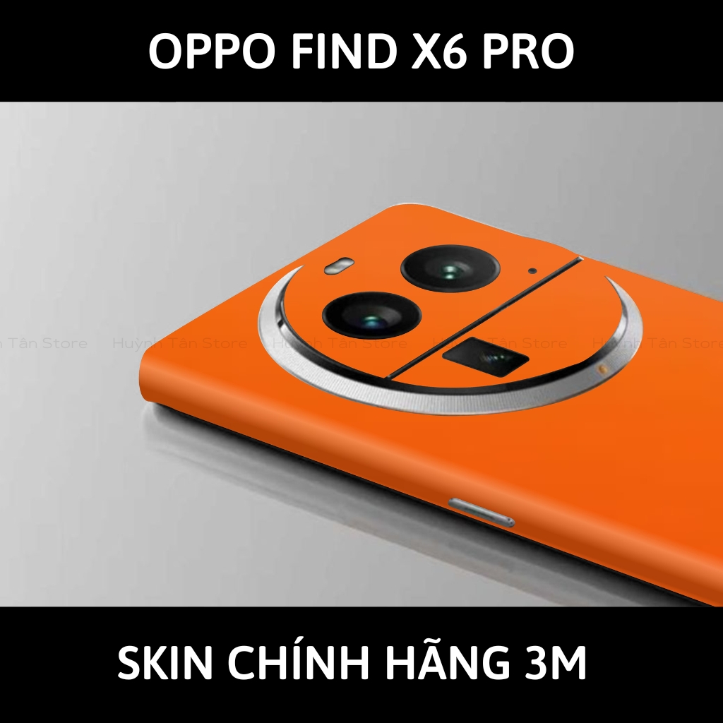 Dán skin điện thoại Oppo Find X6 Pro full body và camera nhập khẩu chính hãng USA phụ kiện điện thoại huỳnh tân store - Matte Oranger - Warp Skin Collection