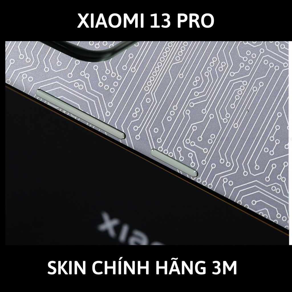 Skin 3m Mi 13 Ultra, Mi 13 Pro, Mi 13  full body và camera nhập khẩu chính hãng USA phụ kiện điện thoại huỳnh tân store - Electronic White 2021 - Warp Skin Collection