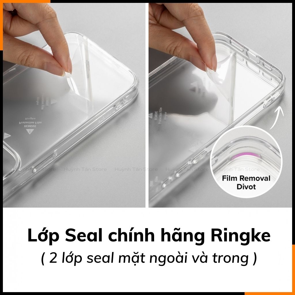 Ốp lưng pixel 9 / pixel 9 pro / 8 pro RINGKE chính hãng trong suốt chống sốc FUSION X chống ố vàng phụ kiện điện thoại huỳnh tân