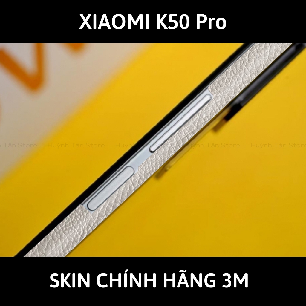 Dán skin điện thoại K50 Pro full body và camera nhập khẩu chính hãng USA phụ kiện điện thoại huỳnh tân store - Hexis Grey Leather - Warp Skin Collection