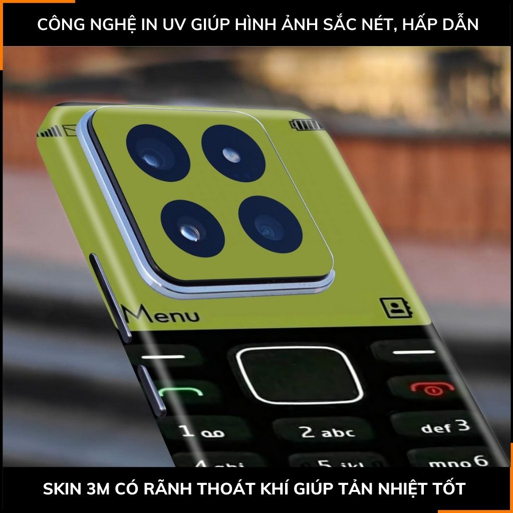Dán skin điện thoại Xiaomi Mi 14 , Mi 14 Pro full body và camera nhập khẩu chính hãng USA in hình UNIQUE - SKD W02 phụ kiện điện thoại huỳnh tân store