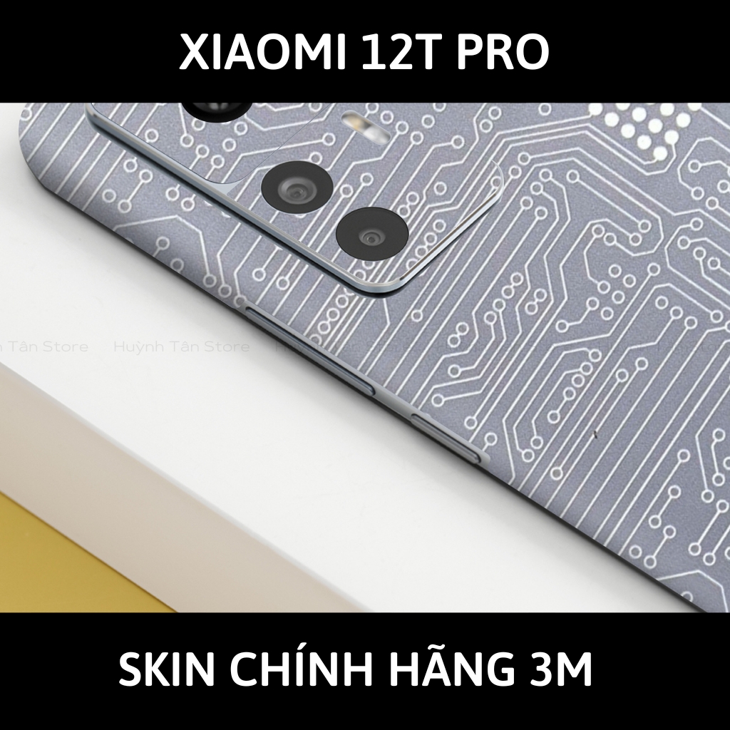 Skin 3m Mi 12T, Mi 12T Pro, K50 Ultra full body và camera nhập khẩu chính hãng USA phụ kiện điện thoại huỳnh tân store - Electronic White - Warp Skin Collection