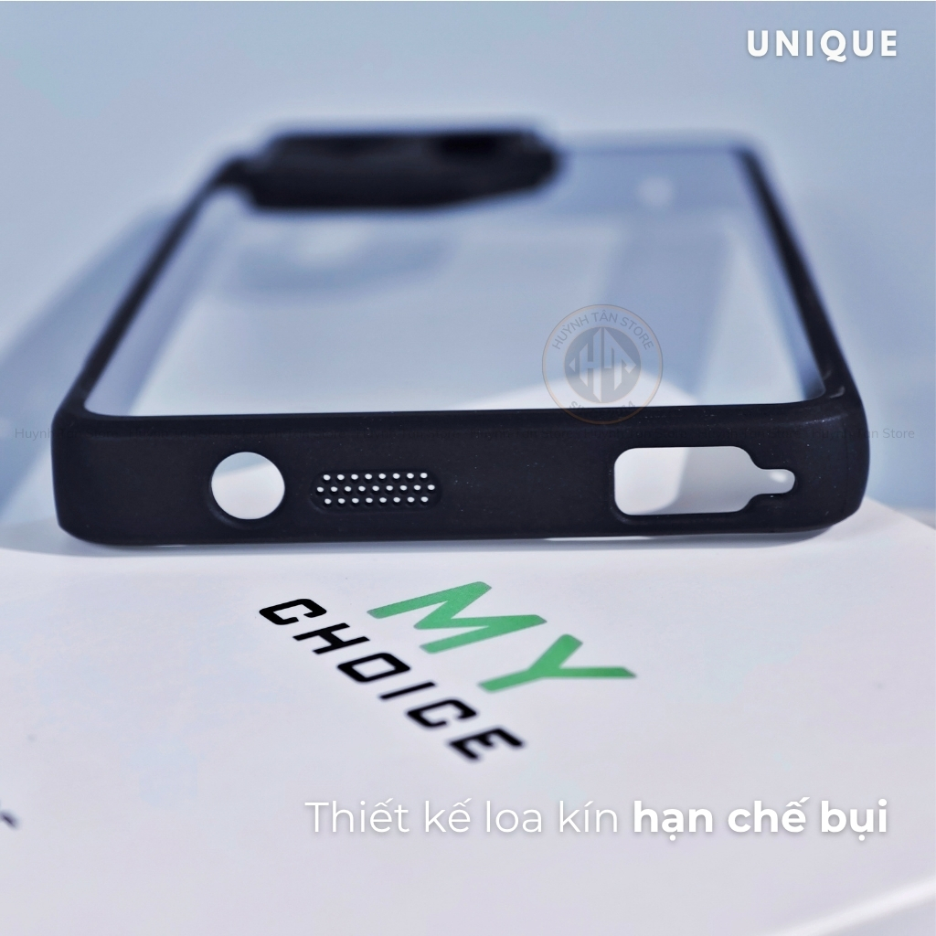 Ốp lưng asus rog 9 pro 8 8 pro ultra trong suốt không ố vàng bảo vệ camera UNIQUE TRONG phụ kiện huỳnh tân store