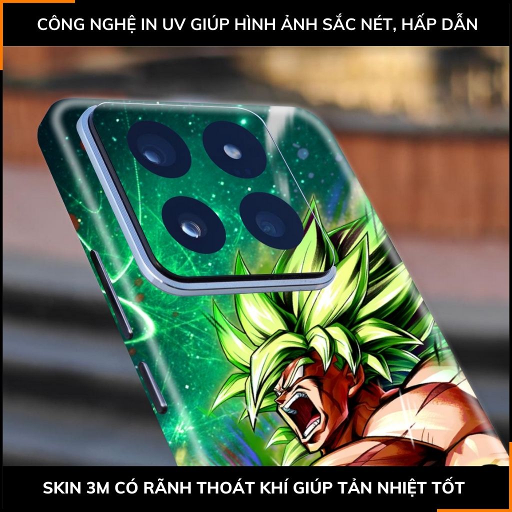 Dán skin điện thoại Xiaomi Mi 14 , Mi 14 Pro full body và camera nhập khẩu chính hãng USA in hình Dragon Ball - SKD D10 phụ kiện điện thoại huỳnh tân store