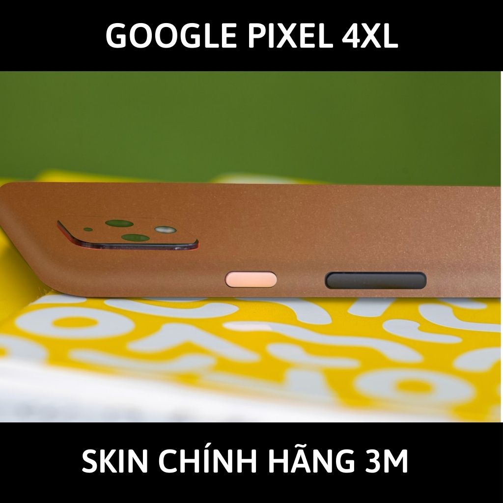 Skin 3m google Pixel 4XL, Pixel 4 full body và camera nhập khẩu chính hãng USA phụ kiện điện thoại huỳnh tân store - Caramel - Warp Skin Collection