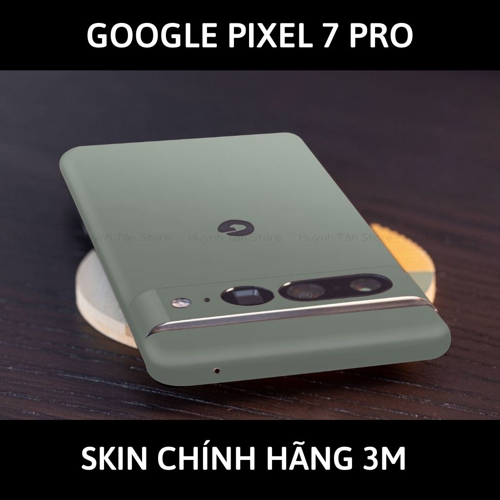 Skin 3m Google Pixel 7 Pro, Pixel 7, Pixel 7A full body và camera nhập khẩu chính hãng USA phụ kiện điện thoại huỳnh tân store - Battelship Grey - Warp Skin Collection