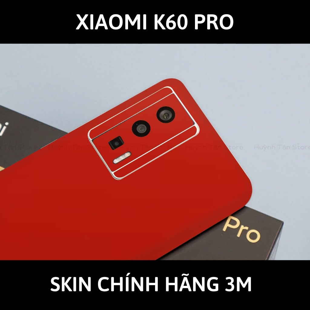 Skin 3m K60, K60 Pro full body và camera nhập khẩu chính hãng USA phụ kiện điện thoại huỳnh tân store - Matte Red - Warp Skin Collection