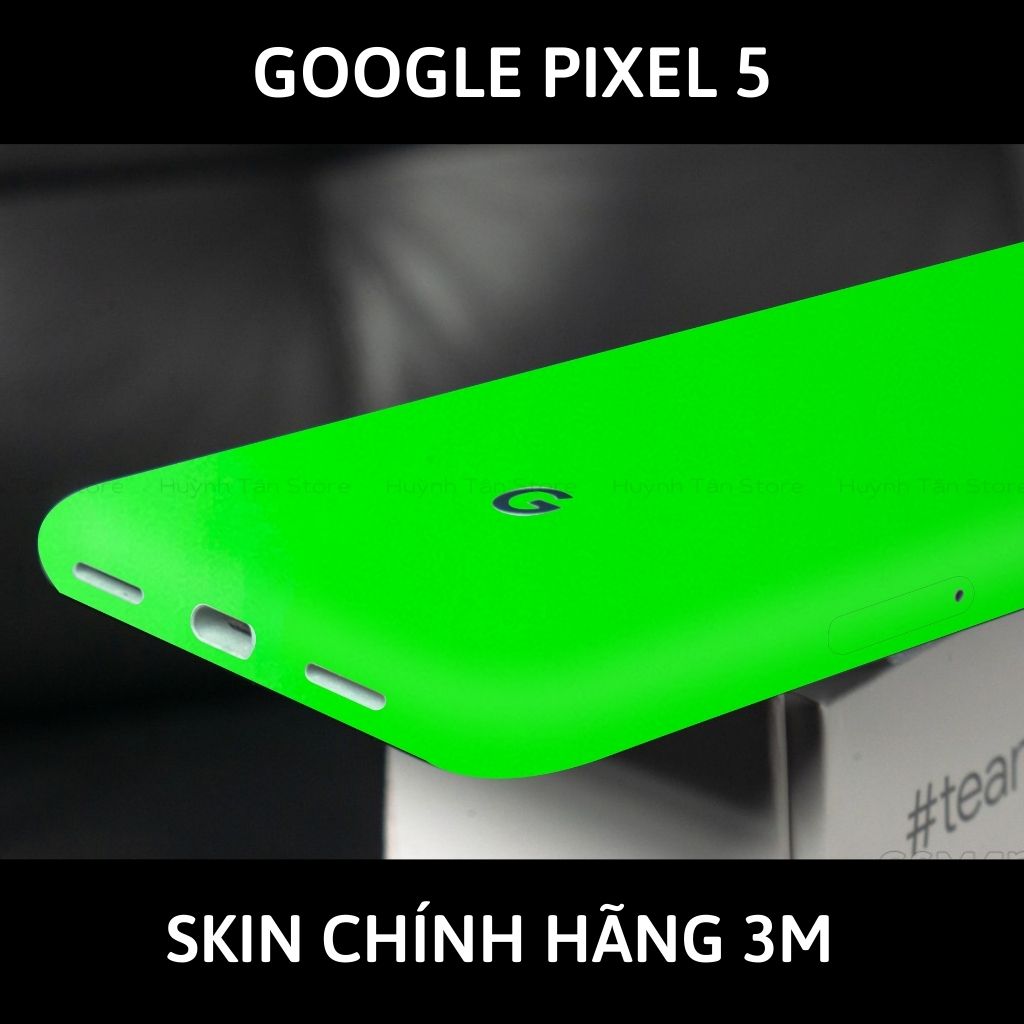 Skin 3m Google Pixel 5, Pixel 5A, Pixel 4A, Pixel 4A 5G full body và camera nhập khẩu chính hãng USA phụ kiện điện thoại huỳnh tân store - Green Neo - Warp Skin Collection